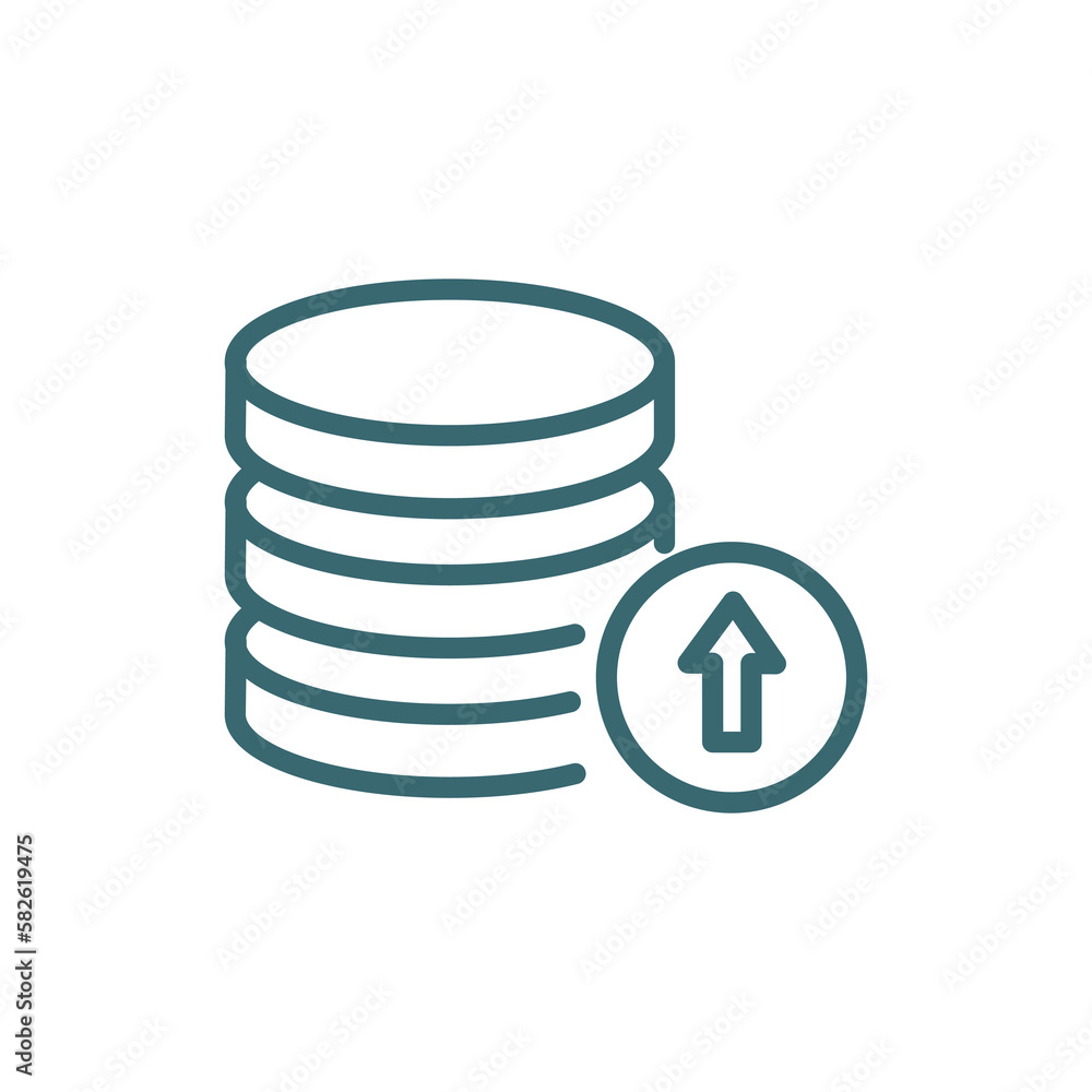 recharge icon. Thin line recharge icon from hardware and equipment collection. Outline vector isolated on white background. Editable recharge symbol can be used web and mobile recharge icon. Thin line recharge icon from hardware and equipment collection. Outline vector isolated on white background. Editable recharge symbol can be used web and mobile
