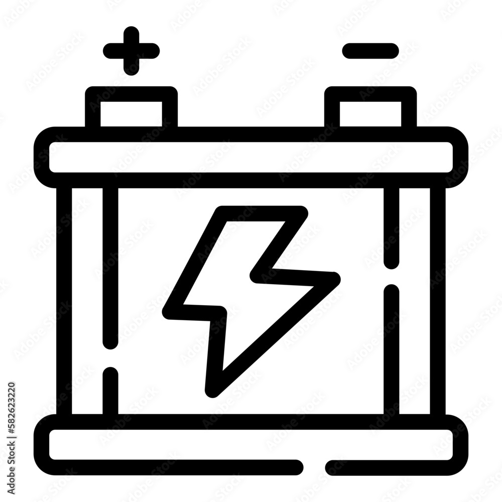 accumulator electric car icon accumulator electric car icon