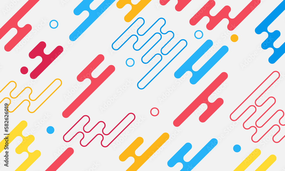 Abstract liquid shape colorful template banner with gradient color dot technology background Design with vector design Abstract liquid shape colorful template banner with gradient color dot technology background Design with vector design
