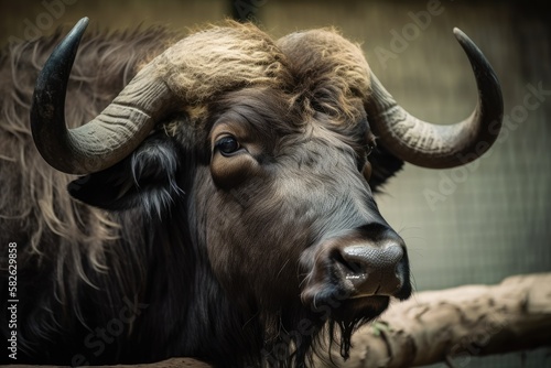The zoo's mutant buffalo. Generative AI
