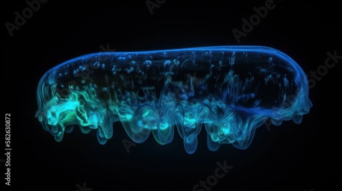 Glowing Wonders: Exploring the World of Bioluminescent Bacteria. Gen AI