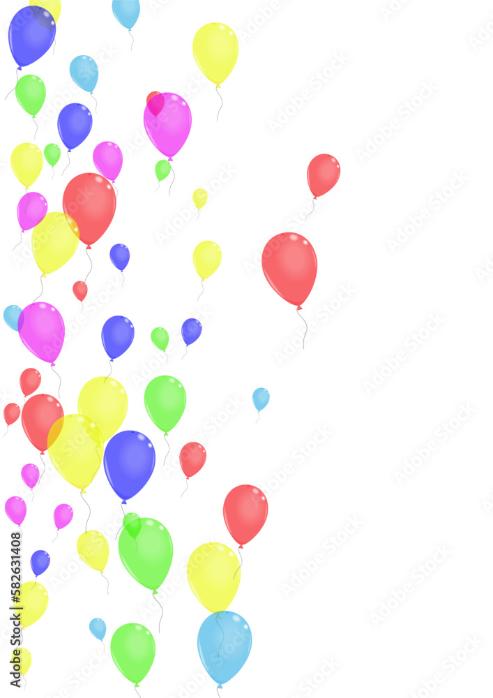 Red Toy Background White Vector. Ballon Creative Set. Pink Anniversary. Green Balloon. Air Gift Template.