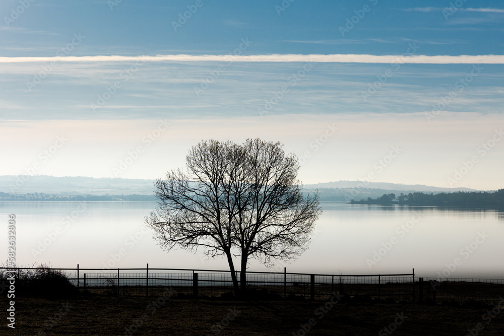 Santillana Reservoir, in Manzanares El Real, Regional Park of the upper basin of the Manzanares River. Province of Madrid Santillana Reservoir, in Manzanares El Real, Regional Park of the upper basin of the Manzanares River. Province of Madrid