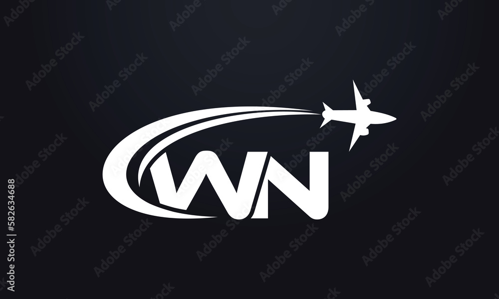 Tour and travel logo design, Airline agency symbol and aviation company monogram vector Tour and travel logo design, Airline agency symbol and aviation company monogram vector