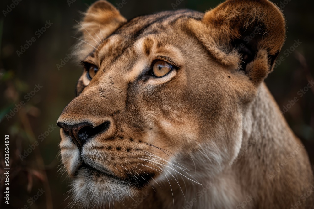 At Maasai Mara National Reserve, a lioness is drooling. Generative AI At Maasai Mara National Reserve, a lioness is drooling. Generative AI