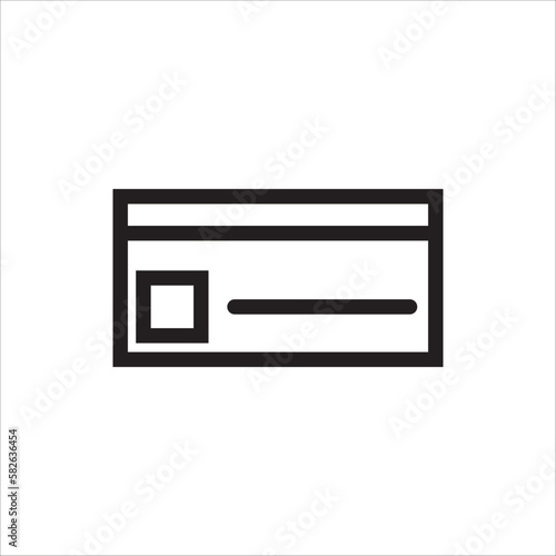 card identity icon vector design