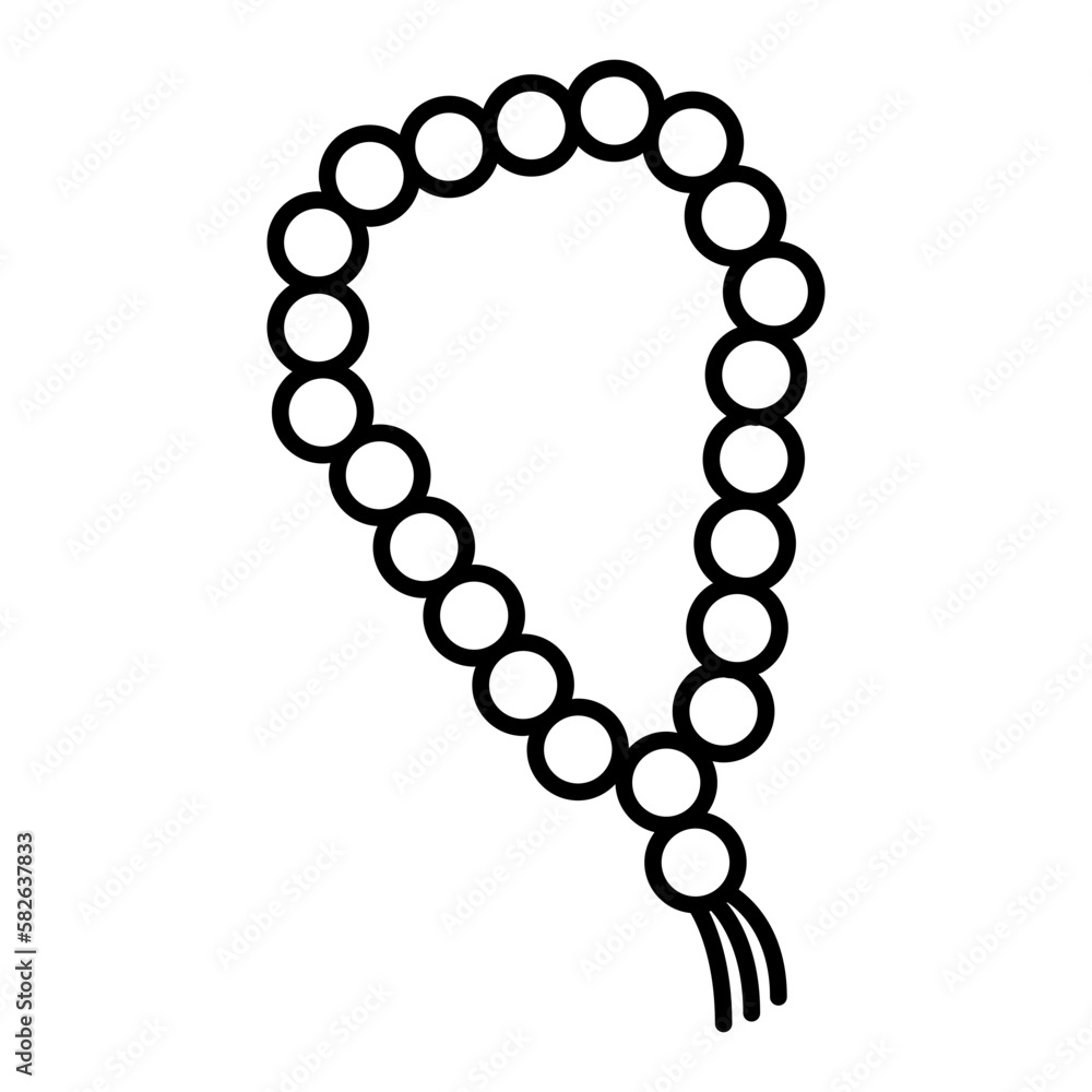 Obraz premium pearl tasbih