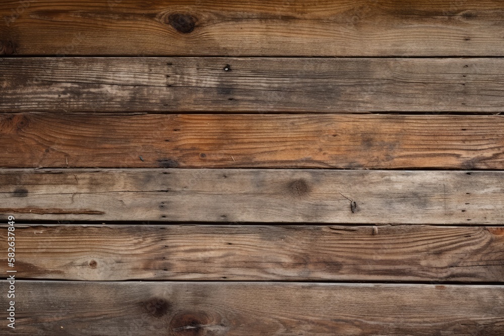 Obraz premium An old wooden board. Use it as a website banner background, a backdrop, or a montage menu. Generative AI