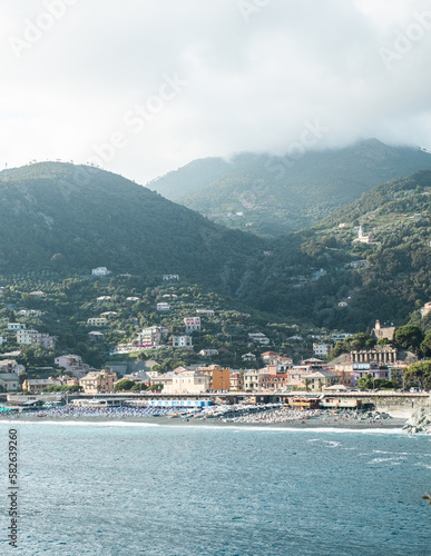 italian village by the ligurian coast