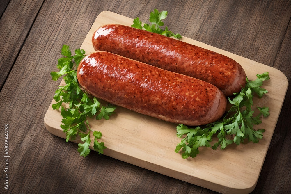 Salami smoked sausage, generative art by A.I Salami smoked sausage, generative art by A.I