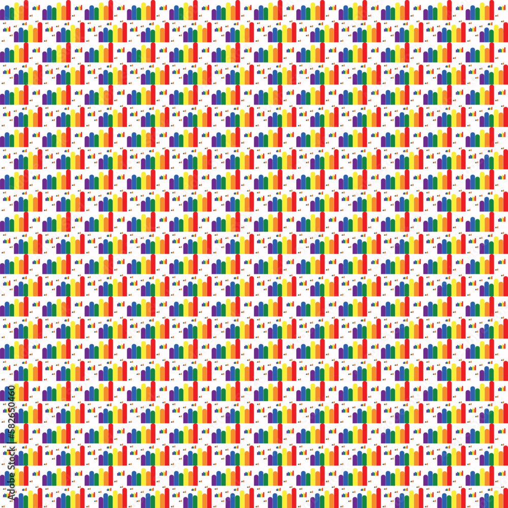 Abstract vector lgbt pride flag as texture pattern seamless for web banner or wallpaper and background wallpaper