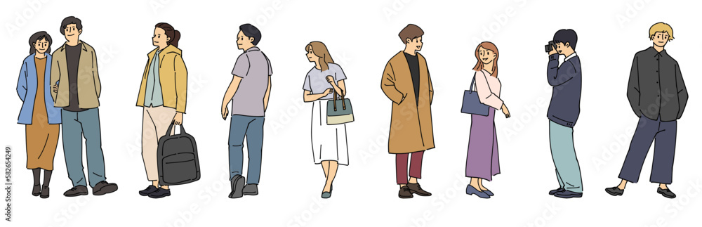 人物 ファッションおしゃれイラスト素材 人物 ファッションおしゃれイラスト素材