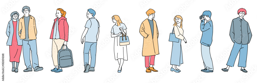 人物 ファッションおしゃれイラスト素材 人物 ファッションおしゃれイラスト素材