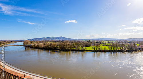 Panorama sur la Saône depuis Trévoux © Gerald Villena