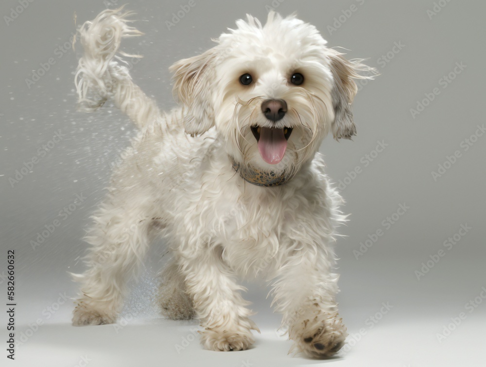 portrait of a puppy, isolated on white background portrait of a puppy, isolated on white background