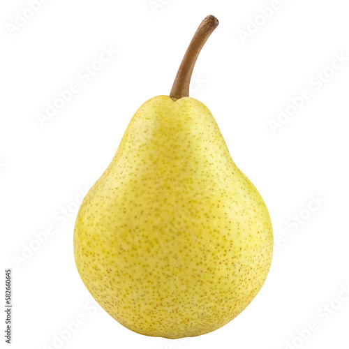 Delicious pear cut out