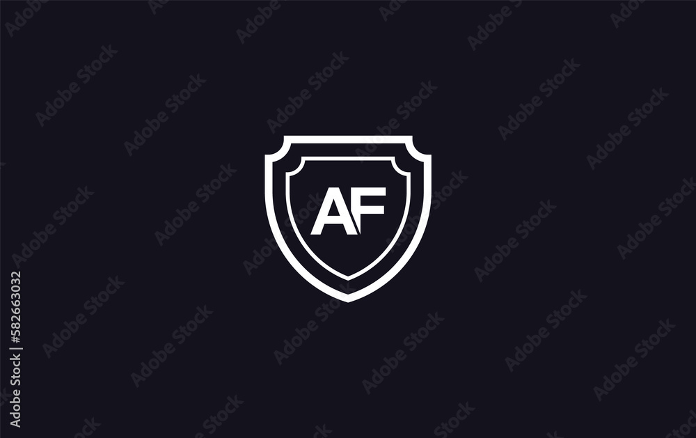 Shield protection symbol and royal luxury shield monogram design Shield protection symbol and royal luxury shield monogram design