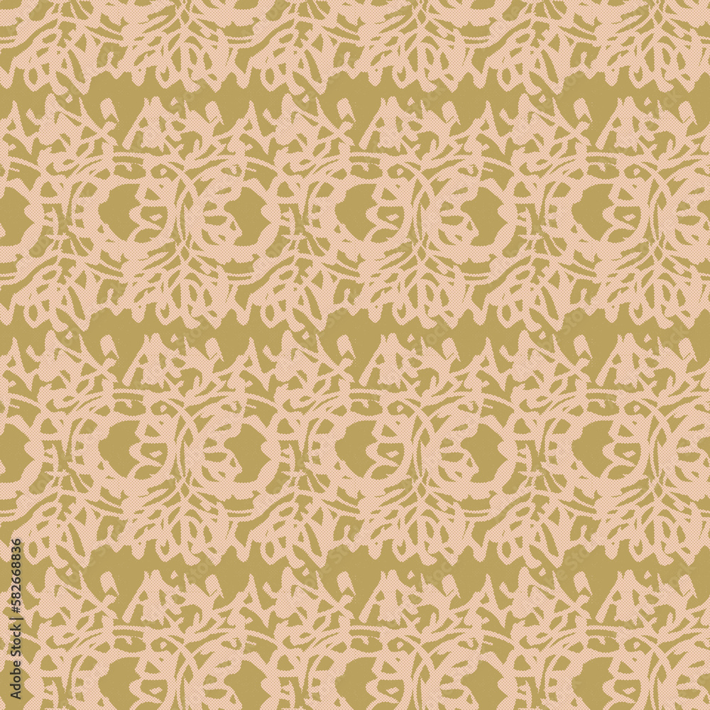 Abstract Boho Halftone Grunge Pattern Abstract Boho Halftone Grunge Pattern