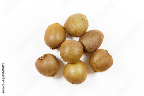 kiwi fruit isolated on white background