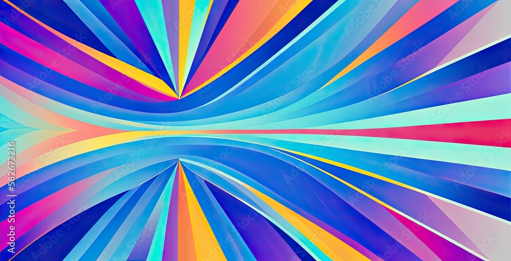 Colorful Background Lines, Abstract Style