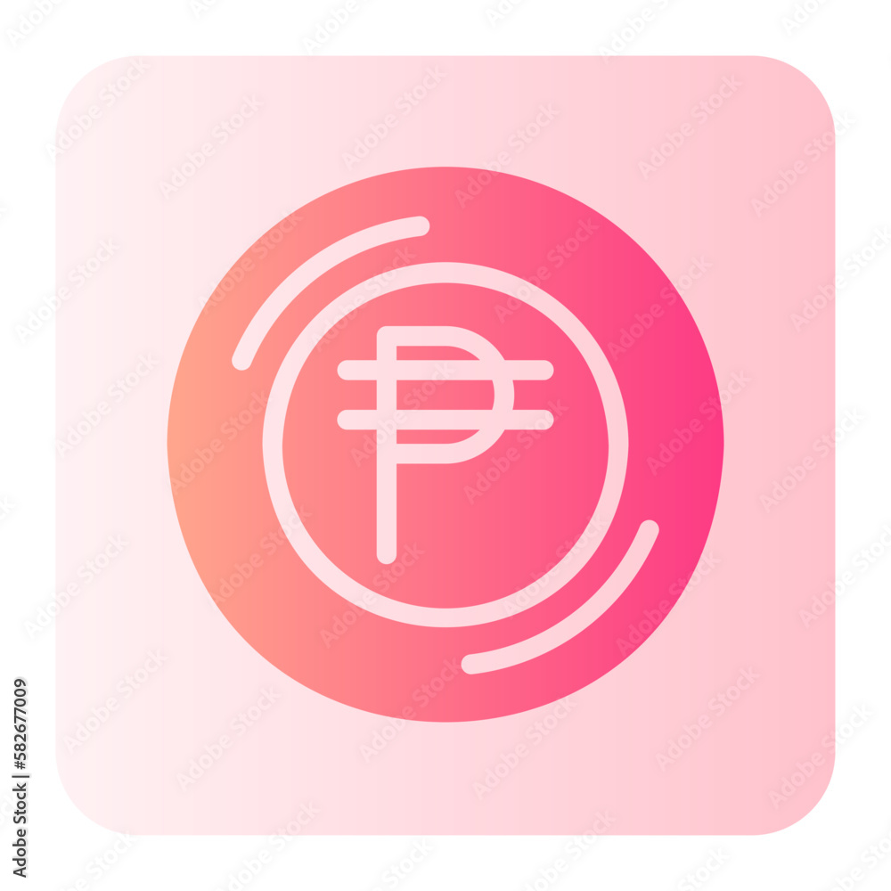 peso gradient icon peso gradient icon