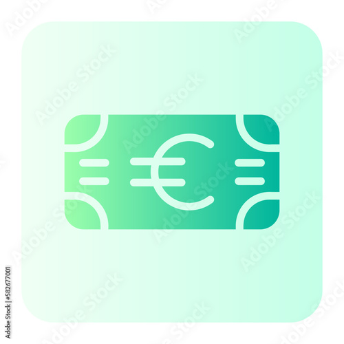 euro gradient icon