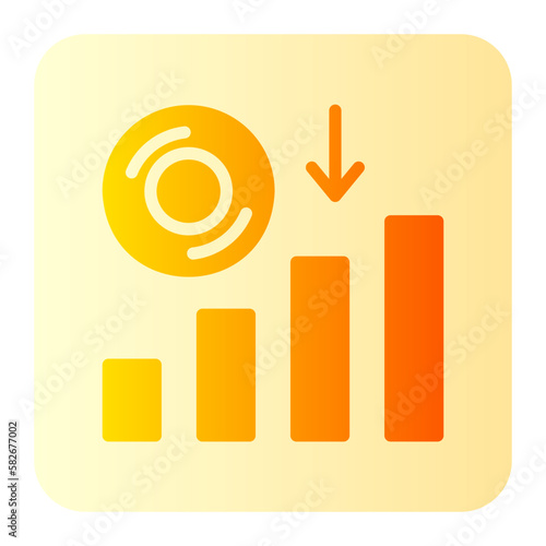 losses gradient icon