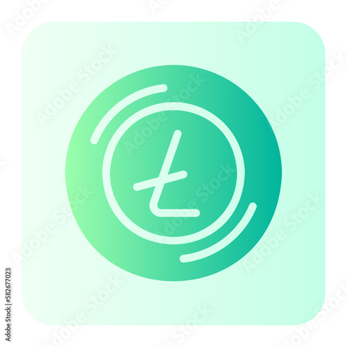 Litecoin gradient icon