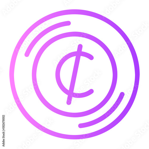 cent gradient icon
