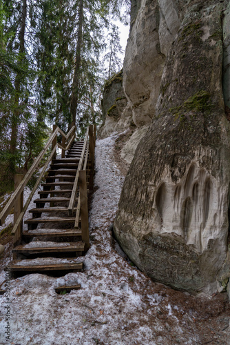  Sietiniezis Rock The Sietiniezis Rock is one of the highest white sandstone outcrops in Latvia