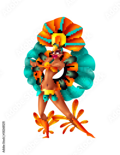 Realistic Brazilian Woman