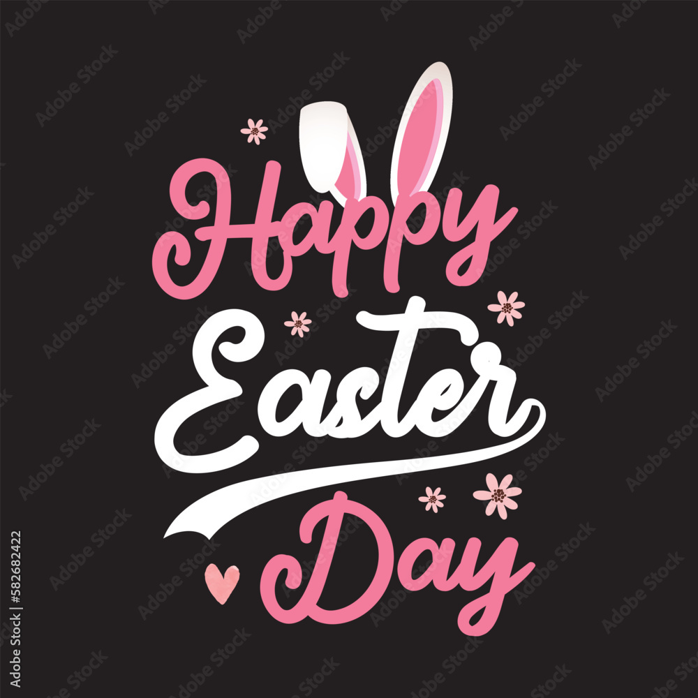 happy easter day T shirt design graphic happy easter day T shirt design graphic