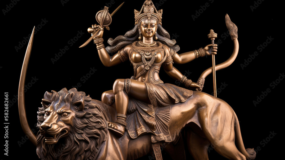 Hindu Goddess Durga - Warrior goddess Hindu Goddess Durga - Warrior goddess