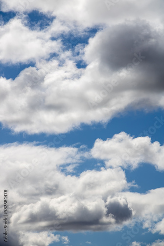 Cumulus of clouds in a blue sky © JoseFelix