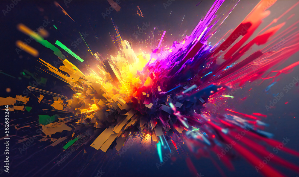 Photo Have Many Color A burst of colors that illuminates the scene, creating a stunning and ...