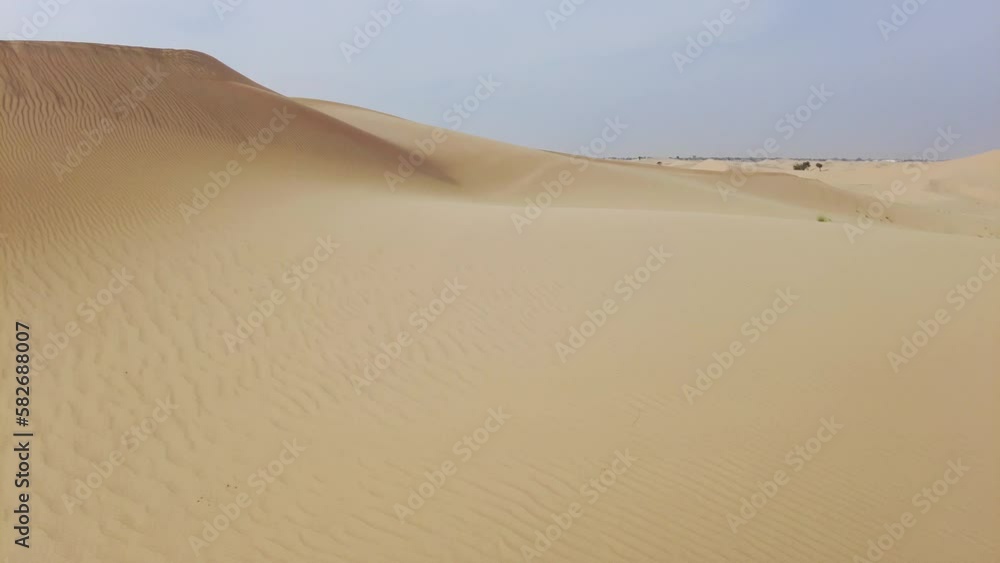 Desert sand dunes landscape in UAE Desert sand dunes landscape in UAE