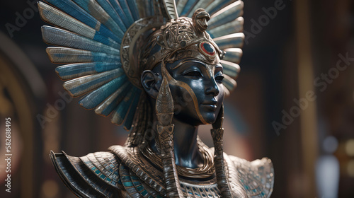 Egyptian Goddess Isis - Goddess of magic and fertility photo