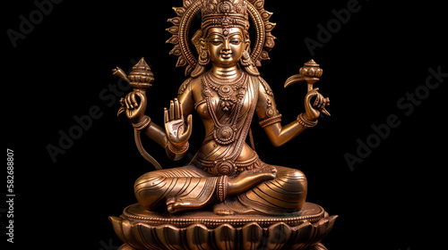 Hindu Goddess Lakshmi - Goddess of wealth and fortune