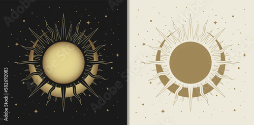 Intimate Sun and Moon Embrace A Luxuriant and Enchanting Esoteric