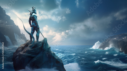 Greek God Poseidon - God of the sea