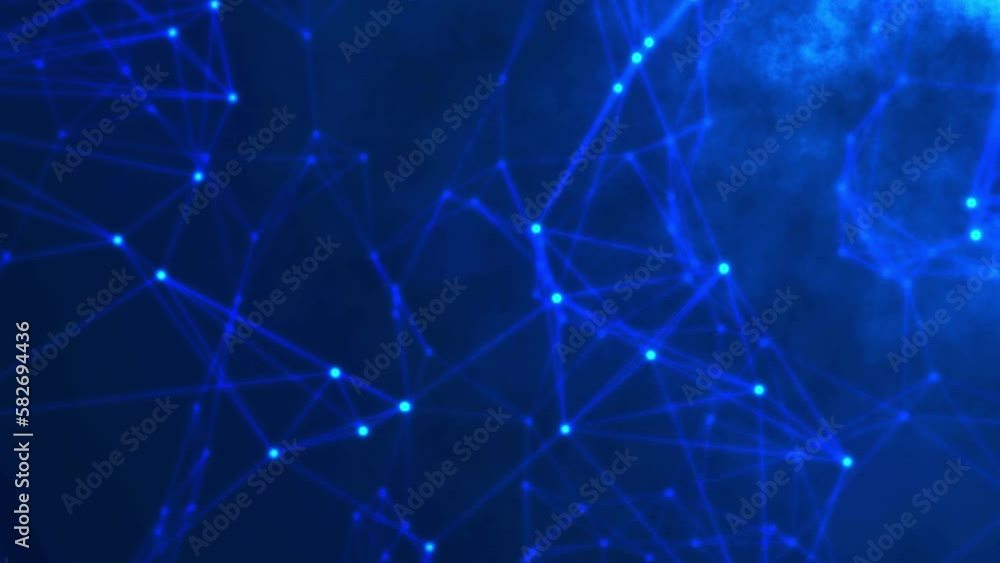 blue futuristic abstract molecular dot geometric structure space background animation, triangle shaped technology particle analysis themed illustration wallpaper animation blue futuristic abstract molecular dot geometric structure space background animation, triangle shaped technology particle analysis themed illustration wallpaper animation