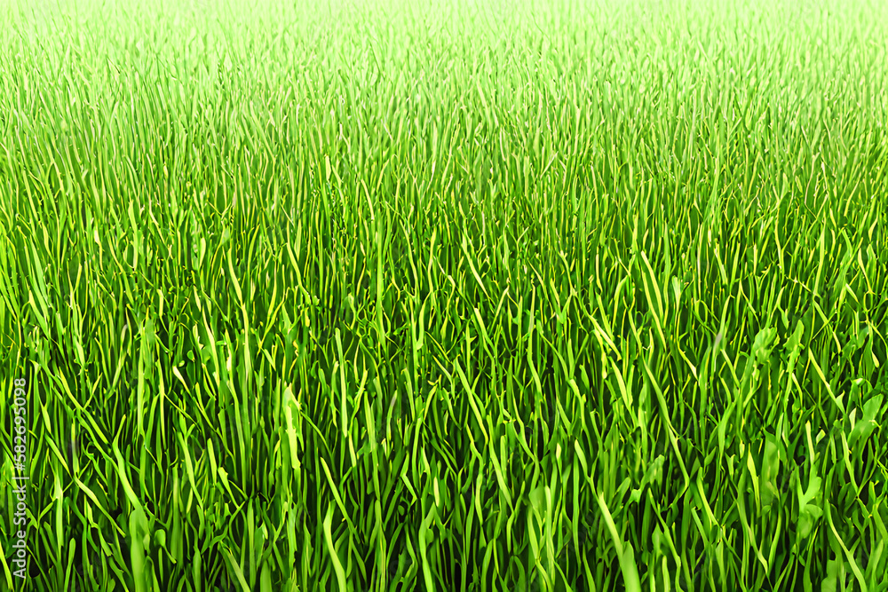 Natural fresh green grass, Generative AI Natural fresh green grass, Generative AI