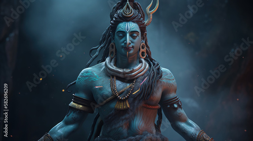 Hindu God Shiva - Destroyer and transformer © Vlad