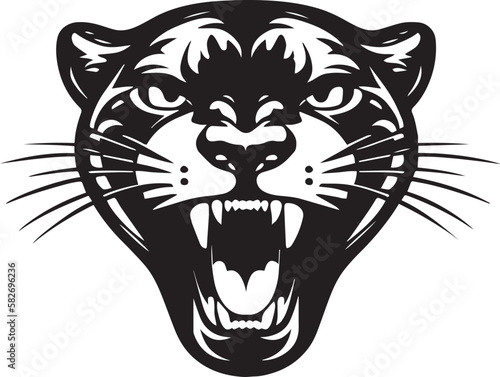 Panther head Vector Illustration, EPS © Dmytro