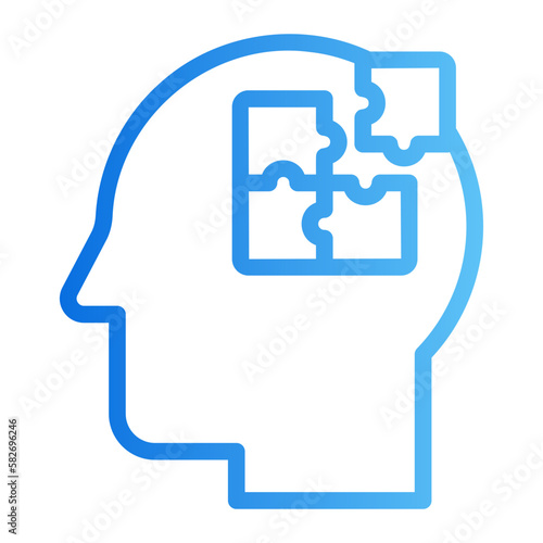 autism gradient icon