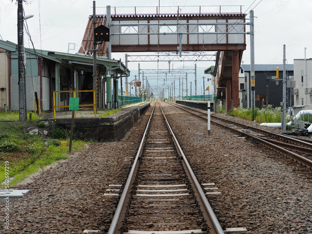 秋田 羽越本線 下湯沢駅 秋田 羽越本線 下湯沢駅