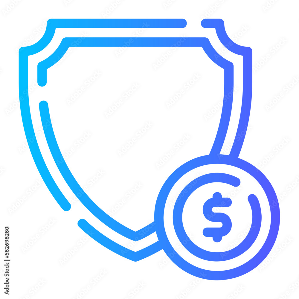 investment gradient icon investment gradient icon