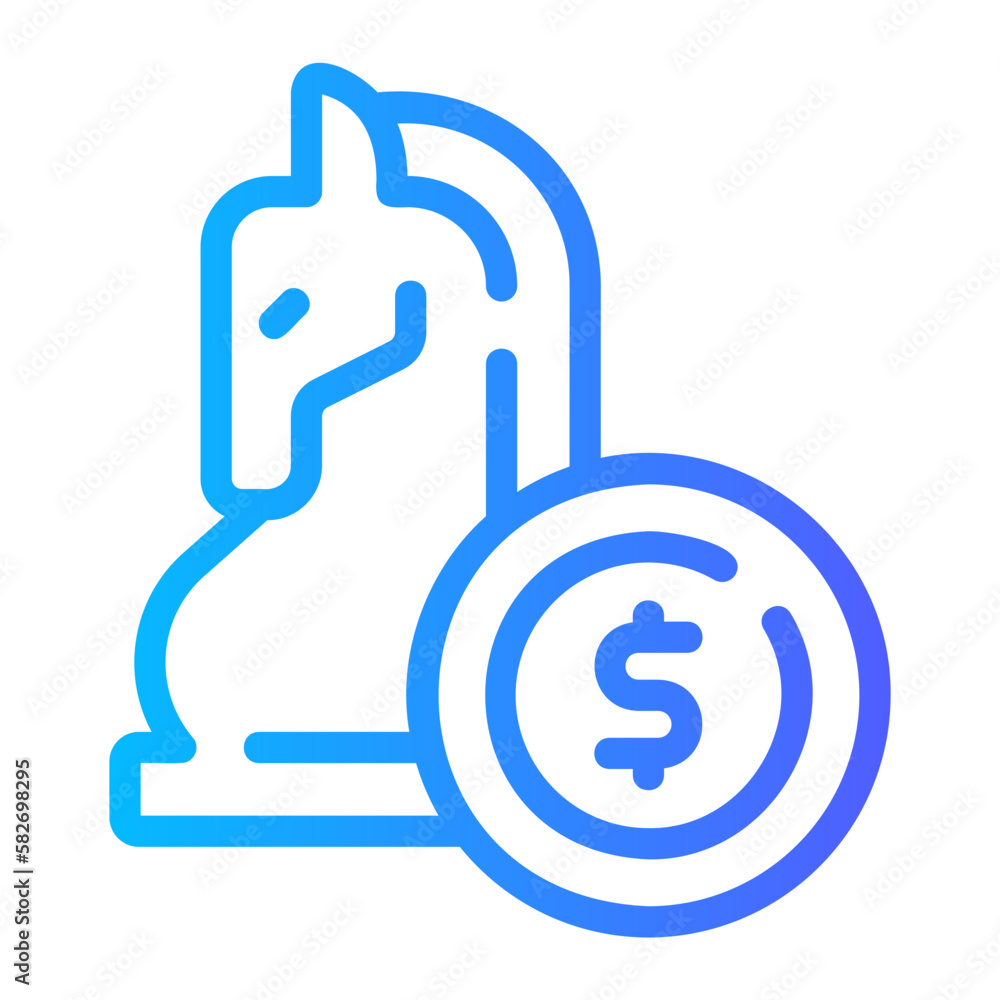 strategy gradient icon strategy gradient icon