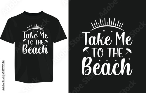 Summer beach typography design for tshirt, mug, stickers etc. Beach typography tshirt design design