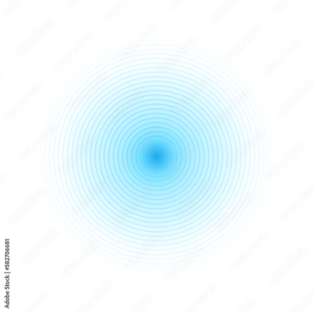 Circles with a common centre. Concentric circles. Vector illustration Circles with a common centre. Concentric circles. Vector illustration